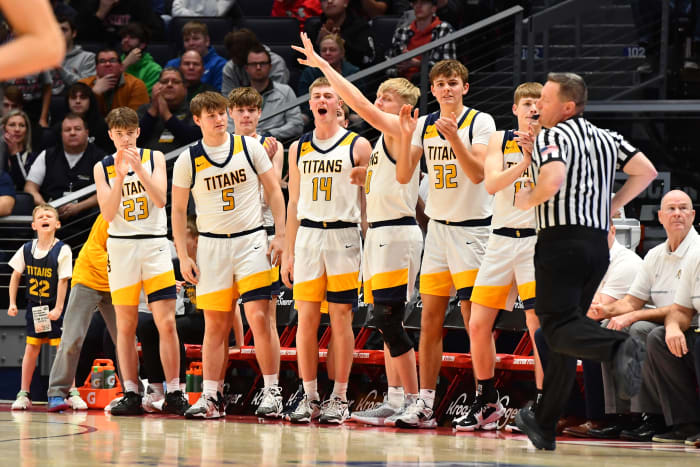 Lutheran East vs Ottawa-Glandorf boys basketball state championship Ben Jackson16